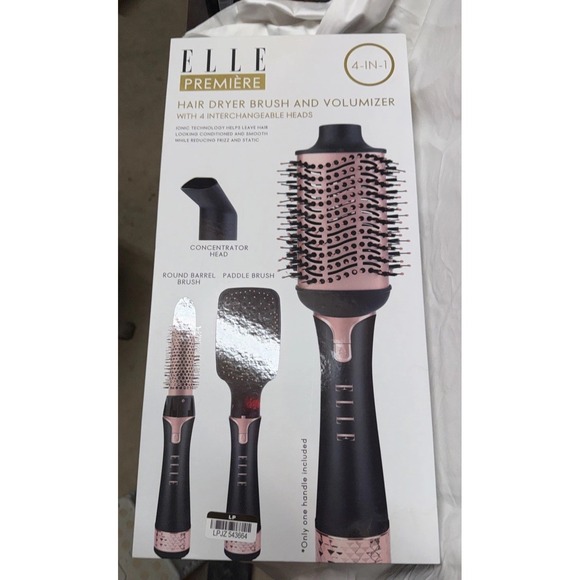 Elle Other - ELLE Premiere 4-in-1 Hair Dryer brush & Volumizer With 4 Heads